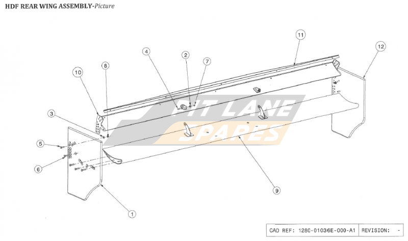 HDF REAR WING ASSEMBLY